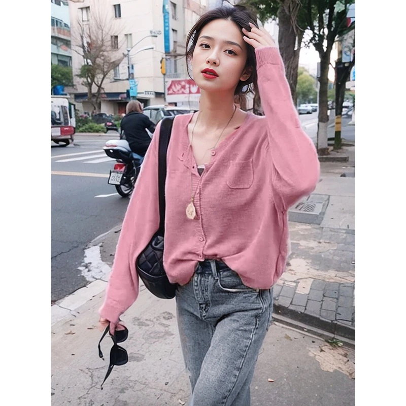 夏季薄款长袖防晒衣女2024新款外套欧货时尚休闲单排扣针织开衫潮