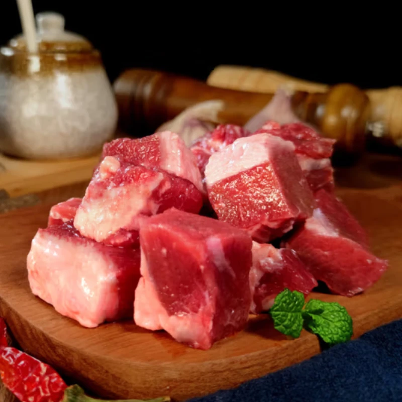 内蒙黄牛牛腩块3斤 新鲜牛肉牛腩块 整块牛肉 烤肉炖煮食材