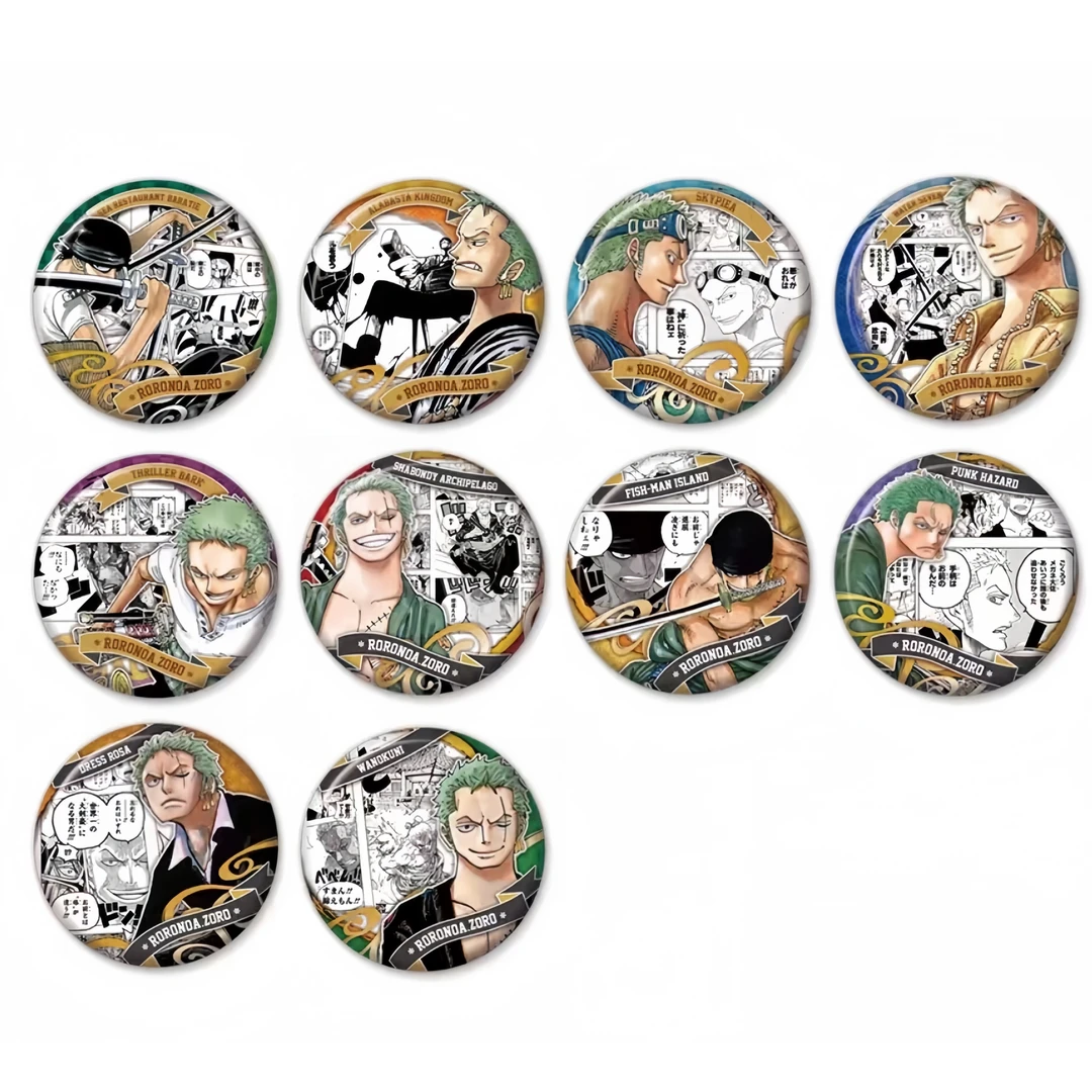 日谷 【海贼王】索隆个人池 第一弹 JS原画 吧唧盲盒（代拆）