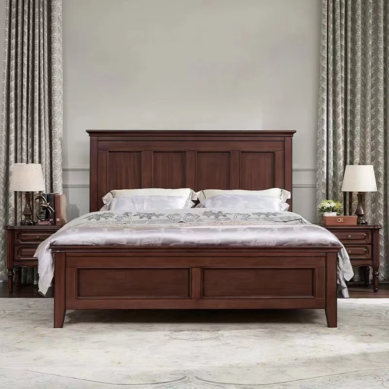 《鹏仔严选》时尚高货 全实木钢琴键 主卧床 8860#