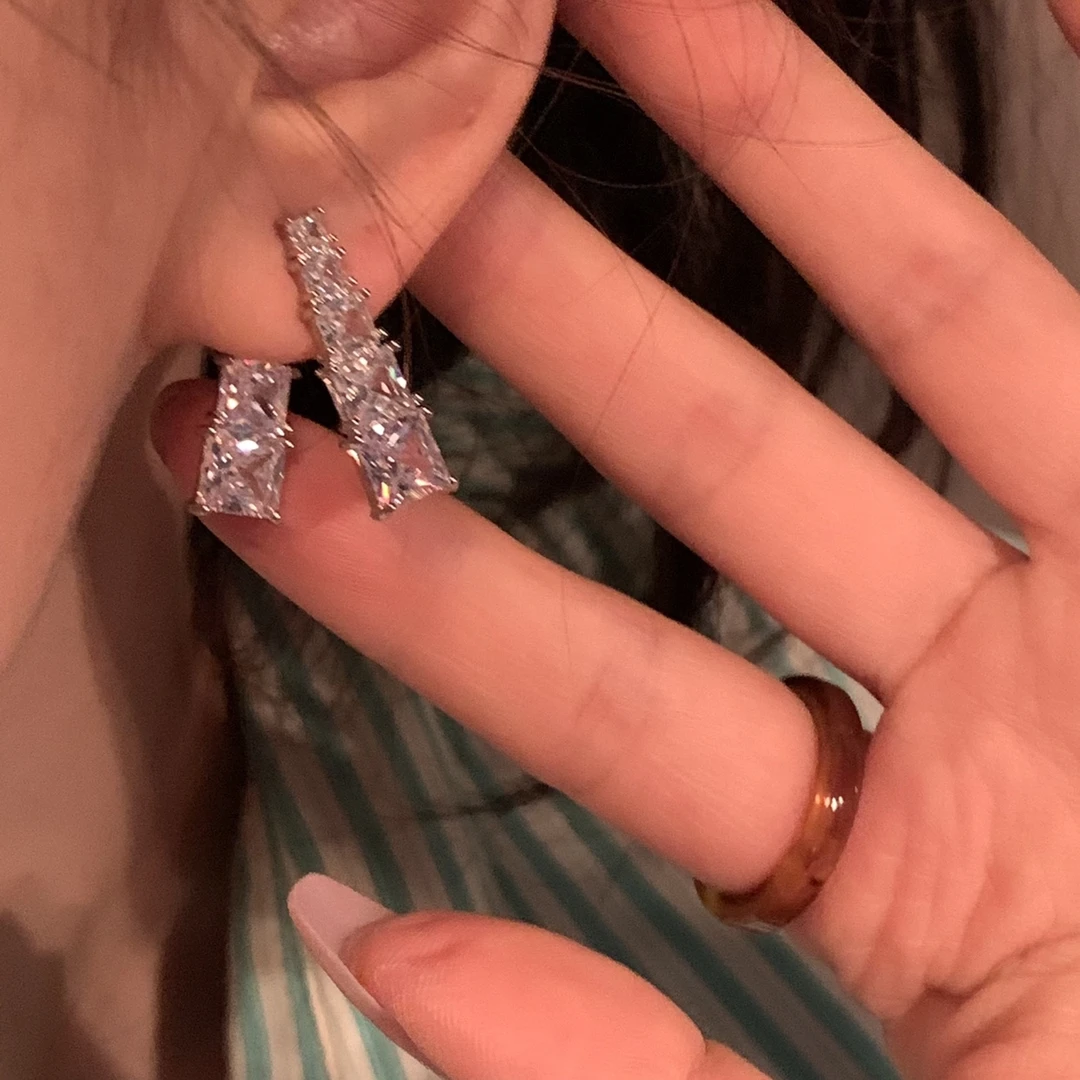 新款复古法式一款两戴百搭耳环