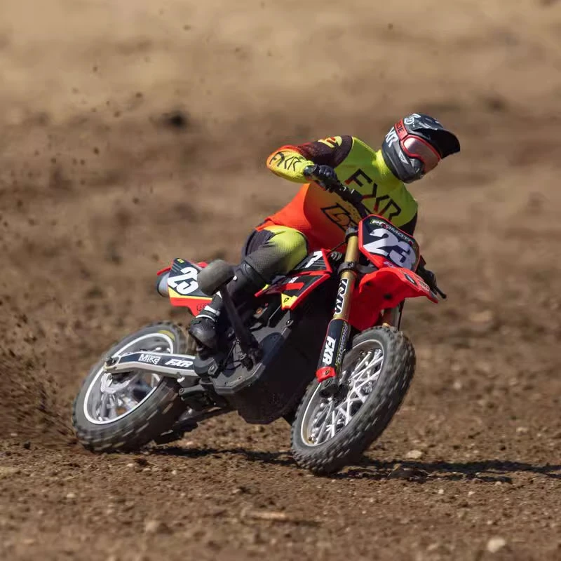 Losi 1/4 Promoto MX SM遥控摩托车越野赛车电动无刷RC模型车RTR