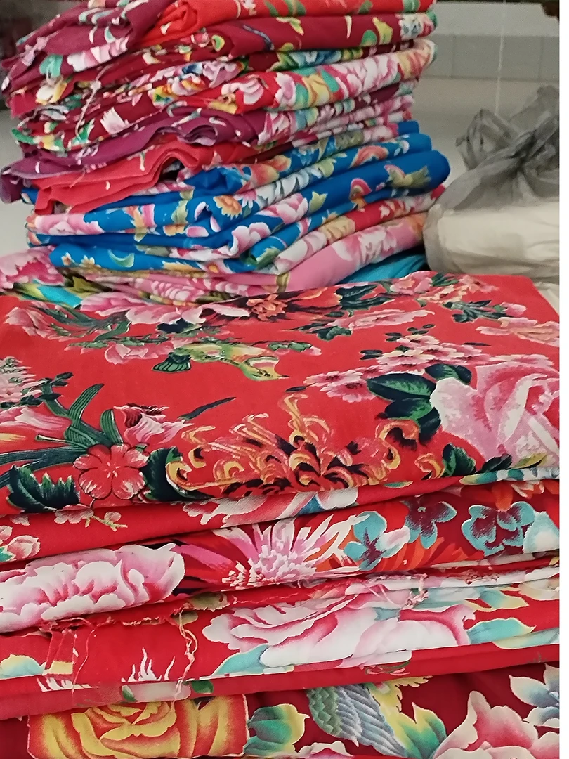 棉布布料大花布棉布小花布老土布印花