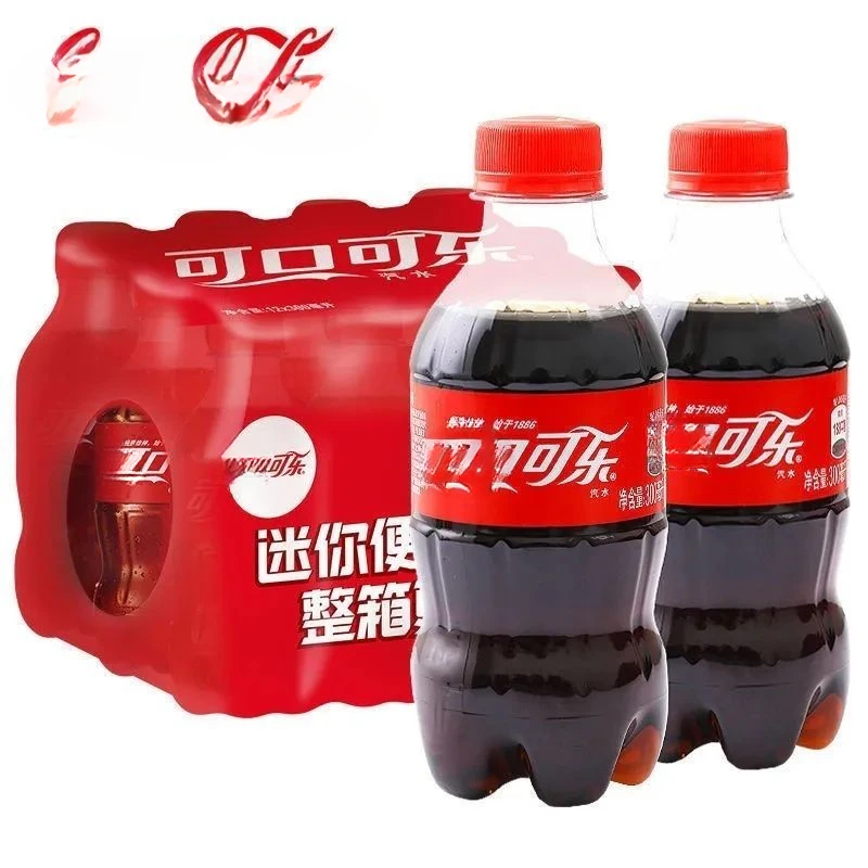 可乐300ml*6瓶经典迷你小瓶装即饮含糖碳酸饮料便携装汽水