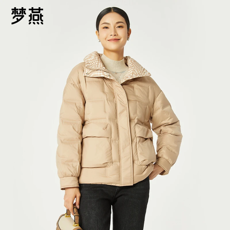 梦燕女款冬季新款温暖舒适亲肤保暖时尚秋羽绒服CY02B3508