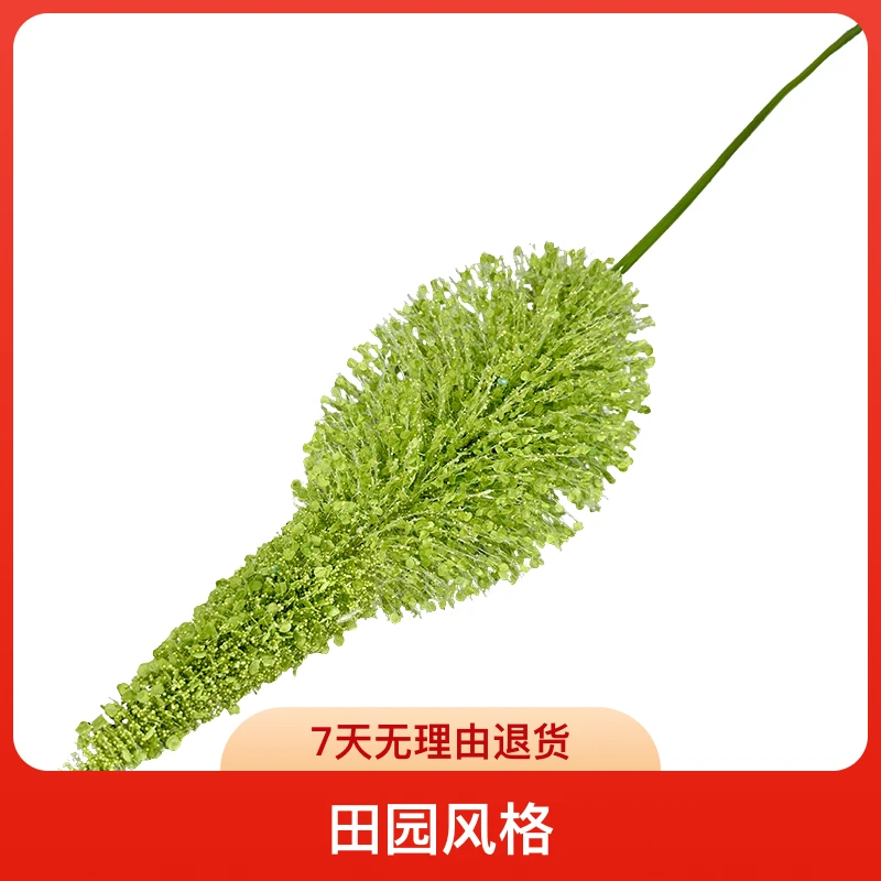 （5枝）元宝大狐尾 仿真居家DIY插画装饰摆件假花客厅桌面花艺设计