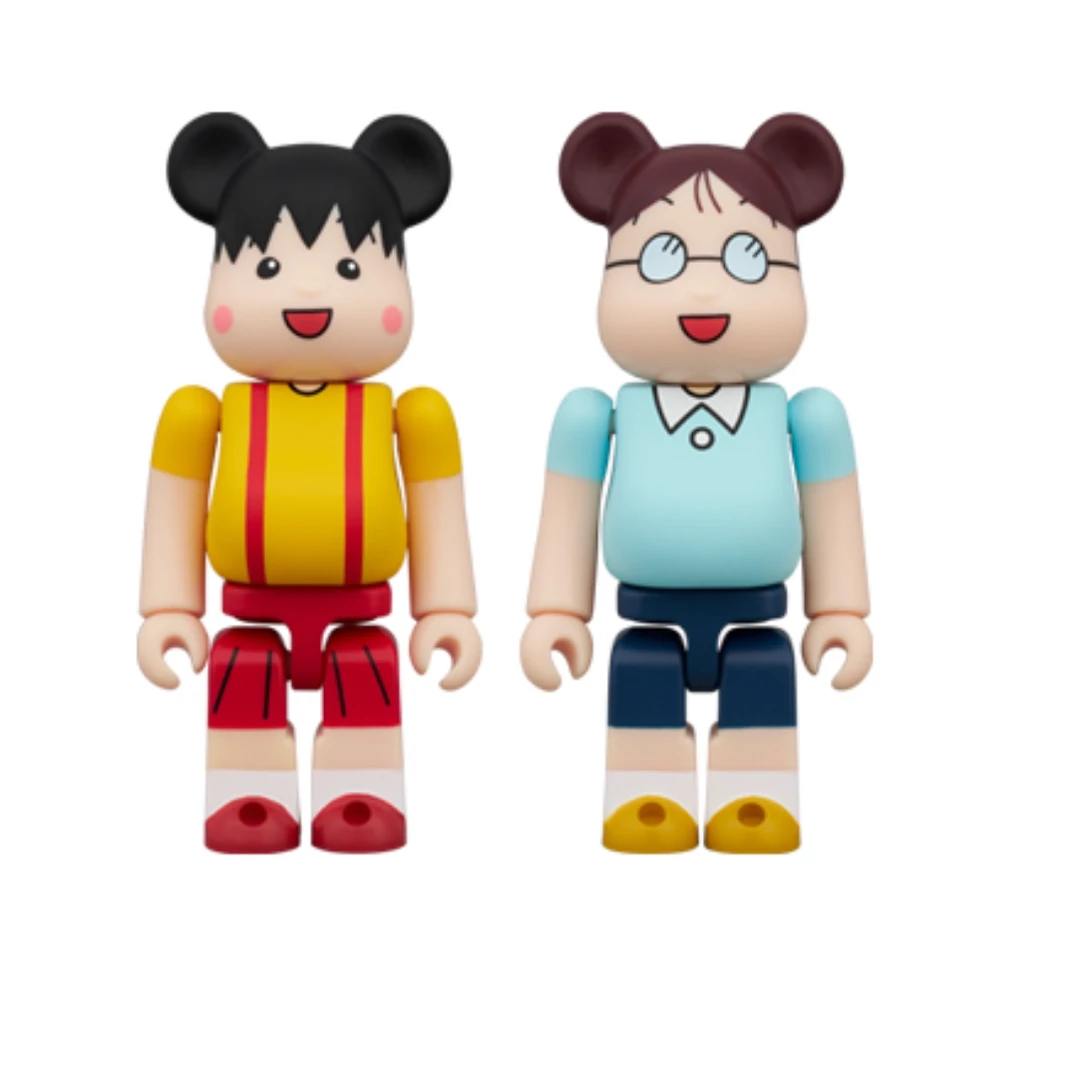 Bearbrick 积木熊 樱桃小丸子&玉酱 板卡 100%
