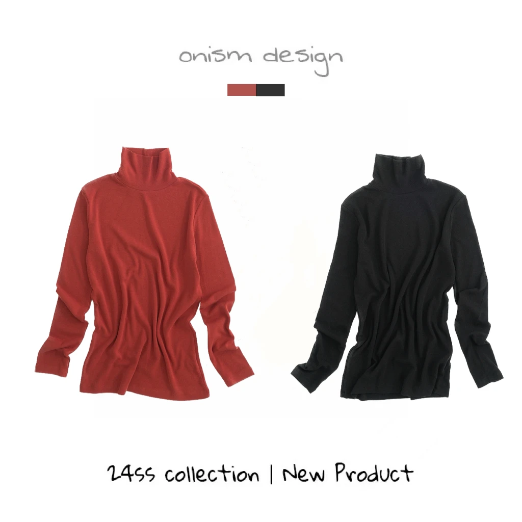 “天鹅颈”外套点坠品简约Q弹软糯弹力加厚内搭磨绒高领打底衫