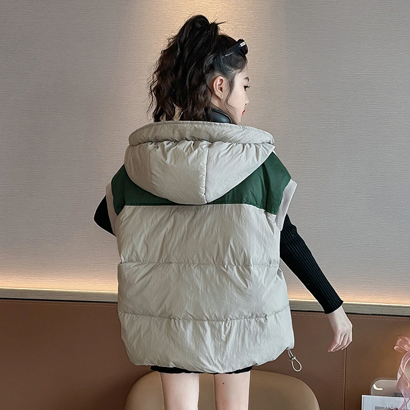 （马甲）女童马甲2023秋冬新款中大童洋气外穿儿童冬季时髦加厚马夹