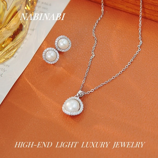 钛钢项链 小众设计水贝爆款项链女吊坠套装轻奢锁骨链百搭0315