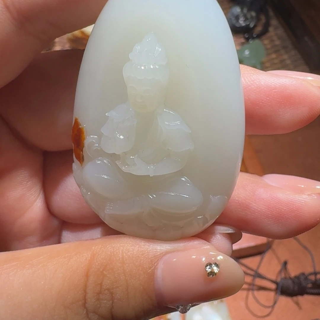 和田玉珠子未镶嵌0**8