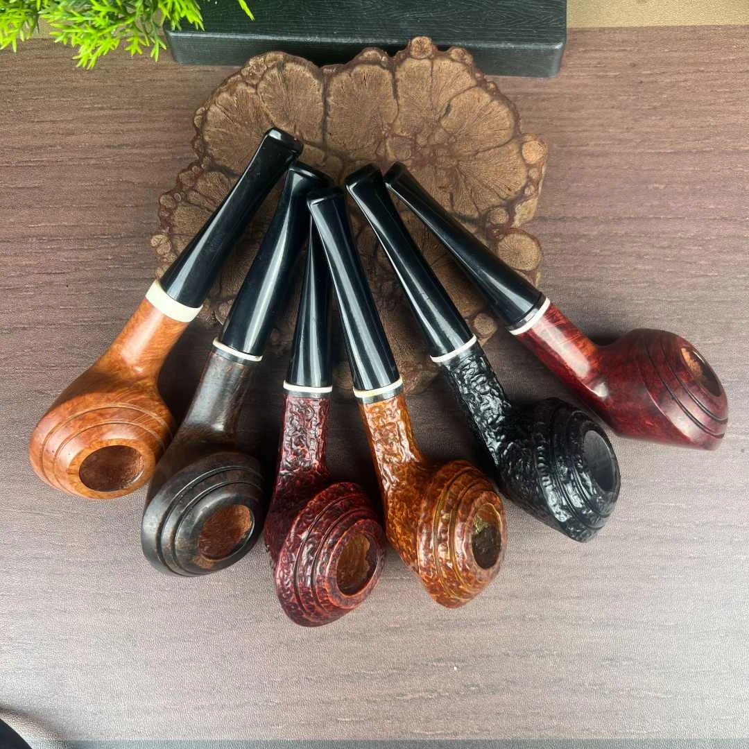 石楠木手工烟斗飞碟牛头3mm直斗 新人入门推荐高颜值多种颜色可选