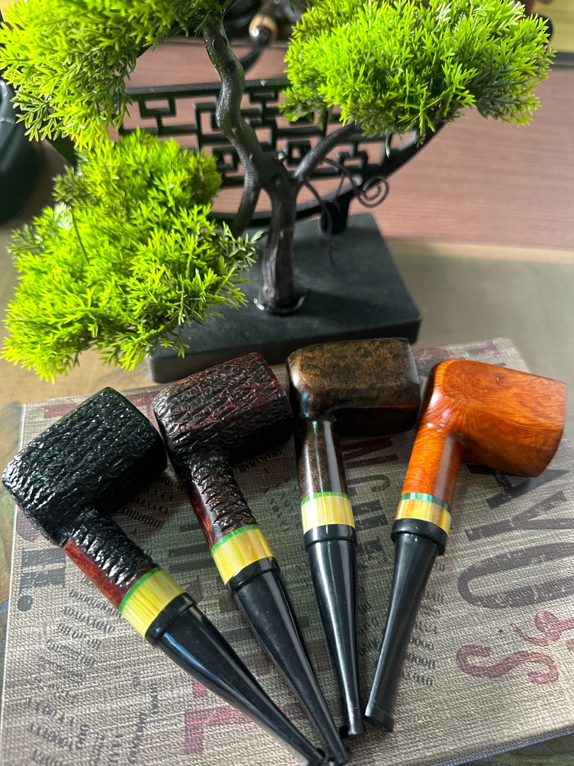 石楠木手工烟斗 主播同款 大判官 新手入门推荐烟斗带配件9mm烟道