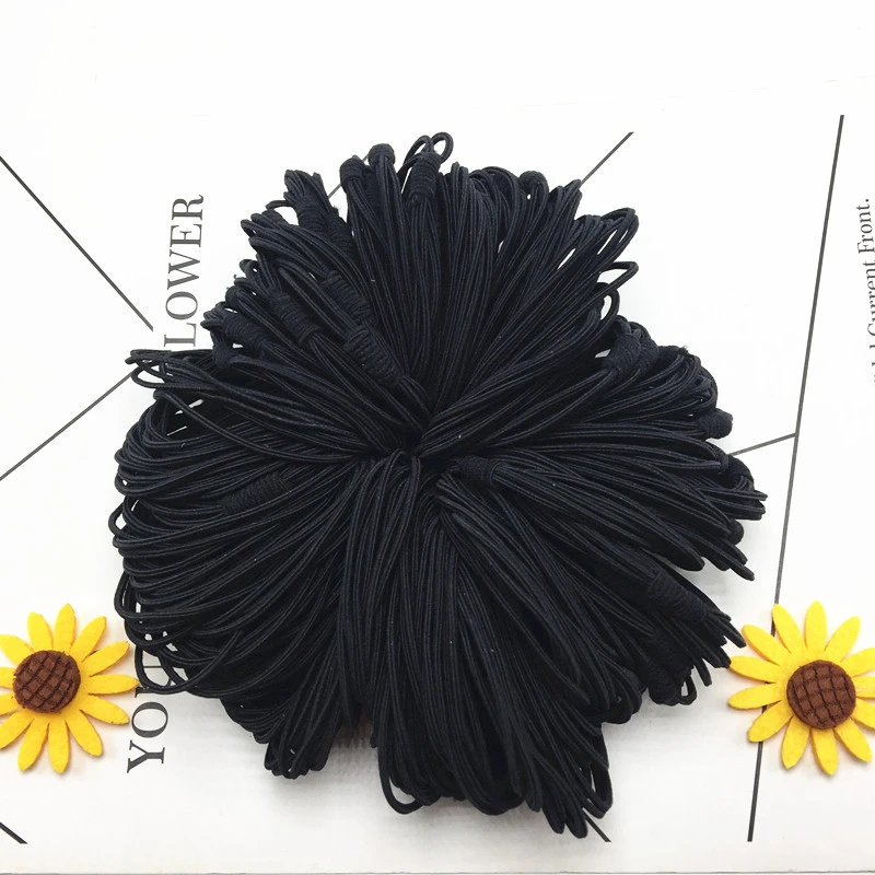 少女高弹力黑色发绳韩版不伤发头绳四合一可爱小清新简约百搭甜美