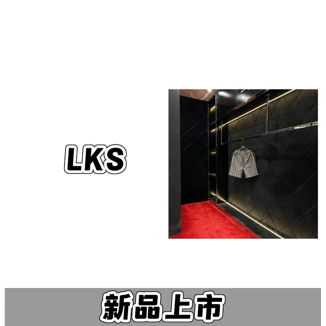 D124-（MQ）2024年经典舒适百搭宽松休闲满字母裤抽绳潮流短裤