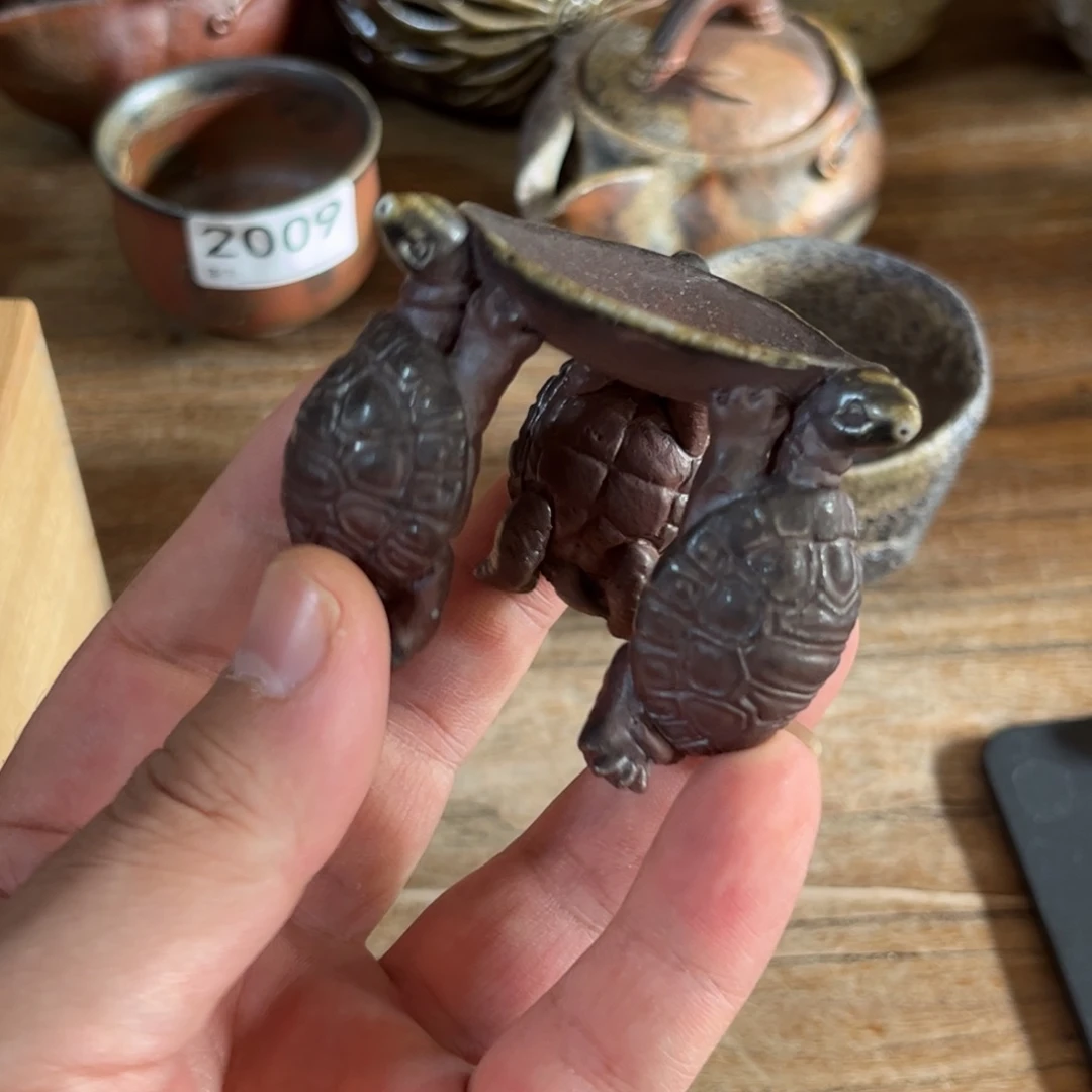 备前柴烧茶杯茶杯