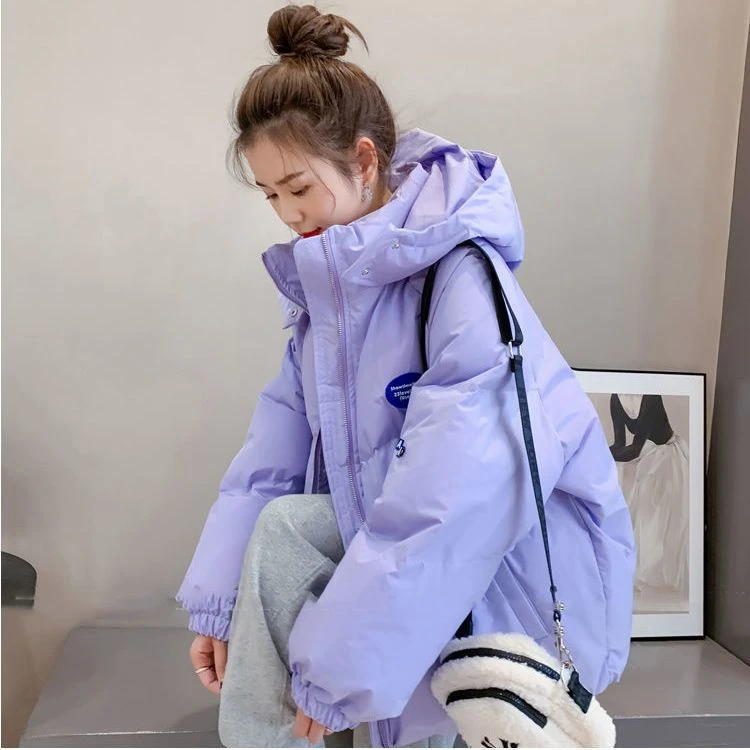 波司澄羽绒服2023新款面包服羽绒衣外套女潮ins秋冬季加厚中长款