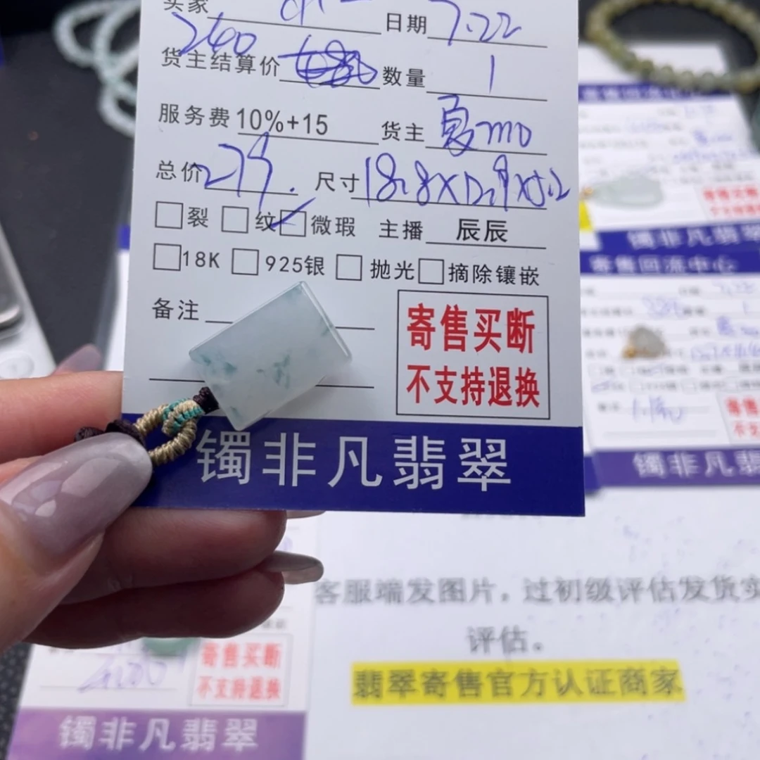 【闪购商品】翡翠颈饰未镶嵌小*88888888