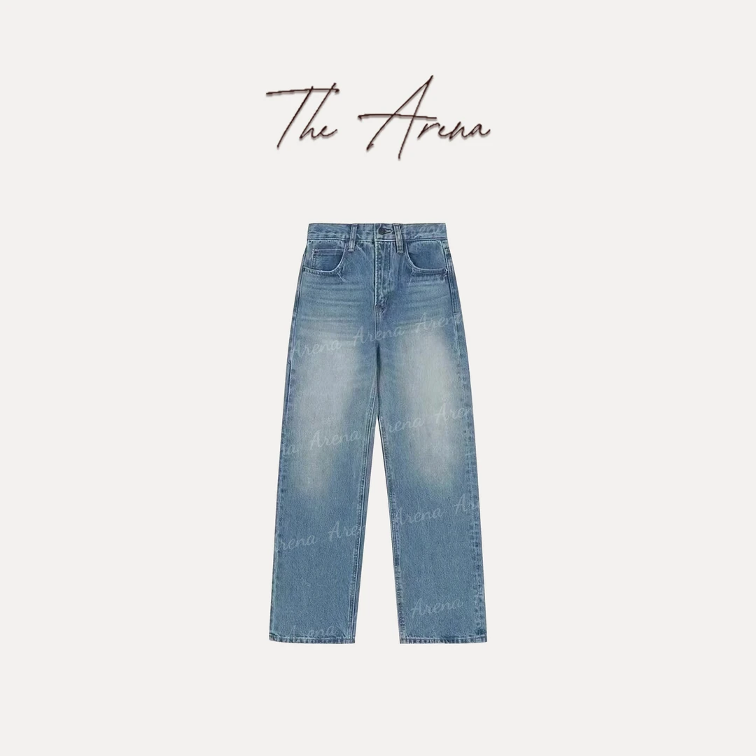 The Arena「自由定义」土耳其砂浆水洗直筒牛仔裤3002