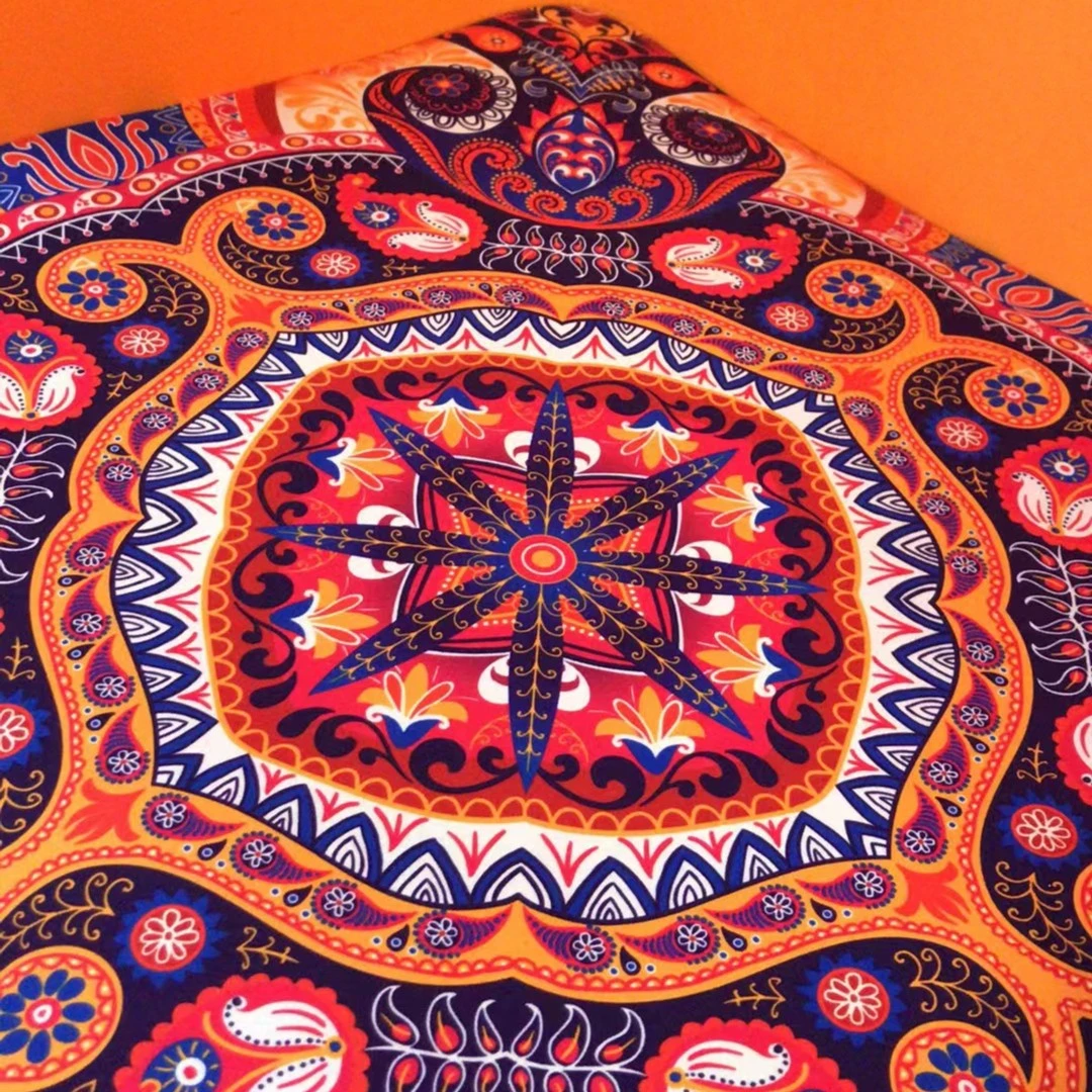 美式复古全自动洗衣机台面垫硅藻泥吸水垫防晒垫60*60(古巴风情)