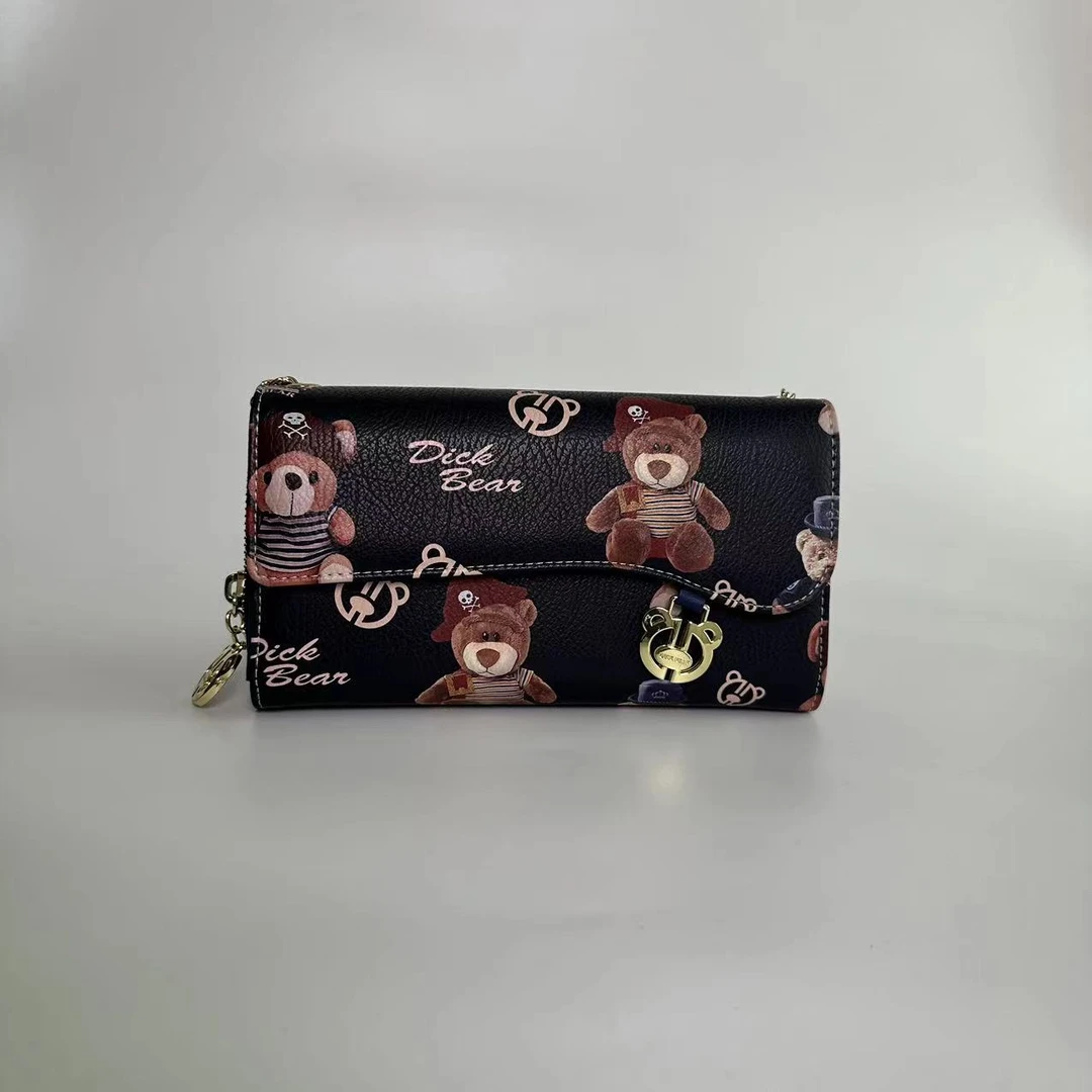 DICK BEAR/迪克熊0059女士2024新款时尚潮流百搭链条斜挎包