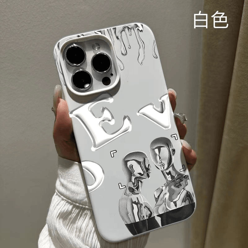 艺术人像苹果15/14pro手机壳13promax液态iPhone8plus/11硅胶xr
