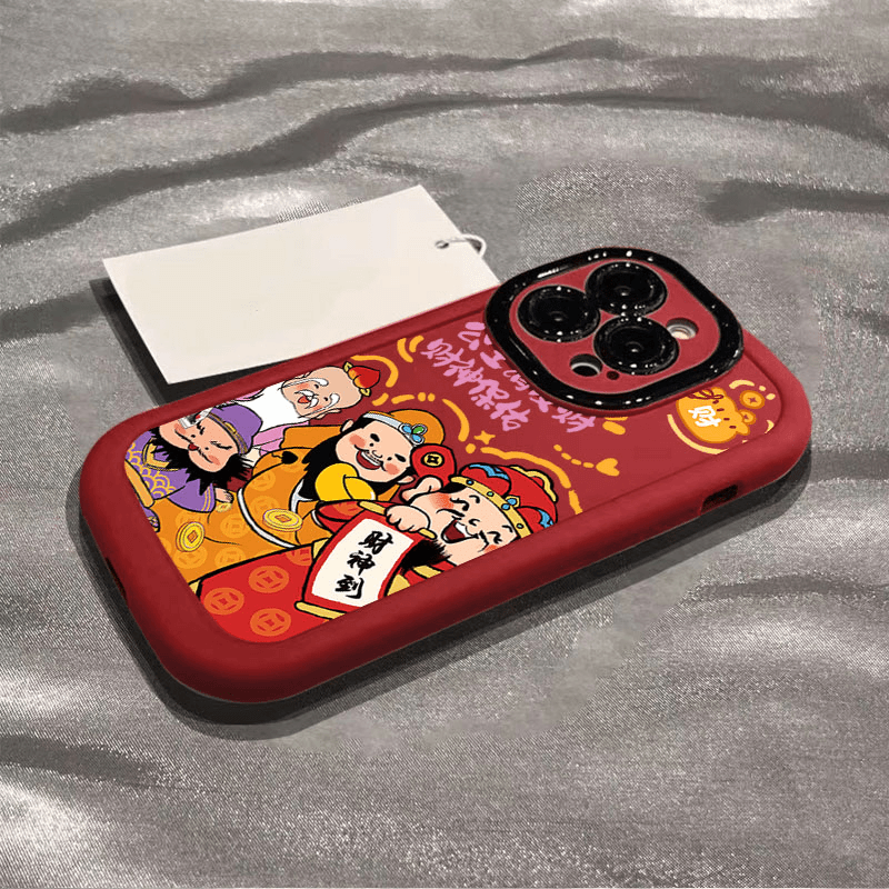 高级感公主请发财适用苹果15promax手机壳iphone14全包13/12/11/x