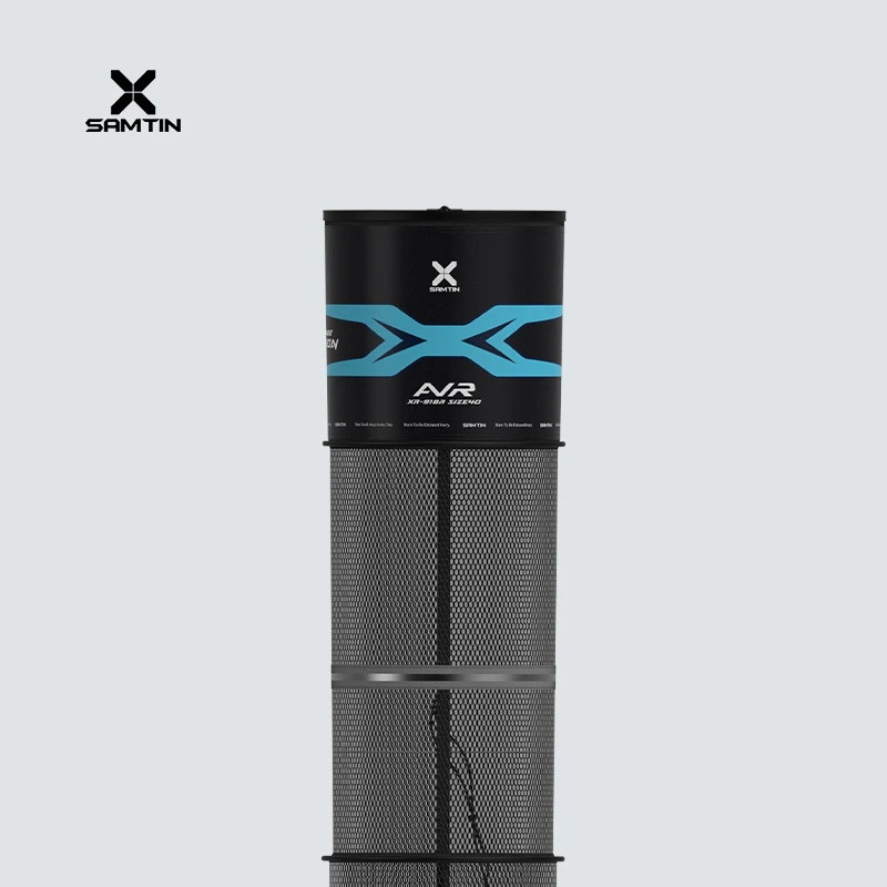 雷臣鱼护新款钓鱼网兜圆型涂胶加厚防挂速干小型黑坑装鱼渔护包袋