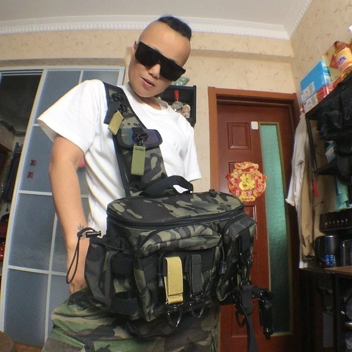 【宝爷传媒严选】好路亚包多功能钓鱼包户外单肩斜跨路亚腰包旅游