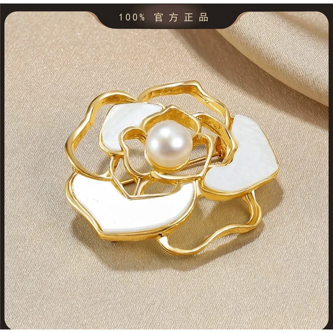 天然淡水珍珠胸针胸花胸饰批发