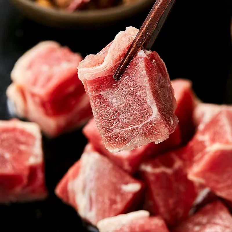 牛腩块原切牛肉清真牛腩肉牛肉粒【买2斤送2斤】顺丰冷链