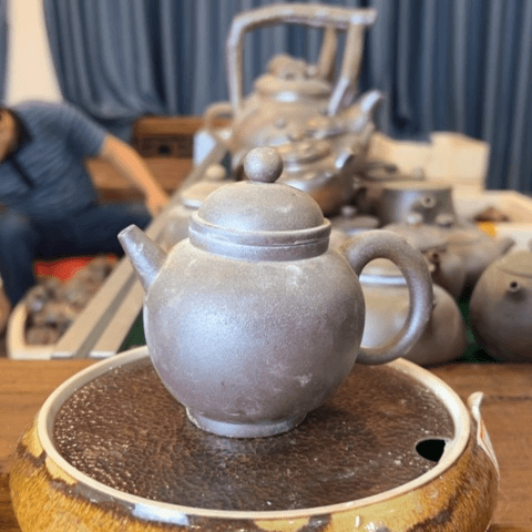 贵台龙窑柴烧茶壶138