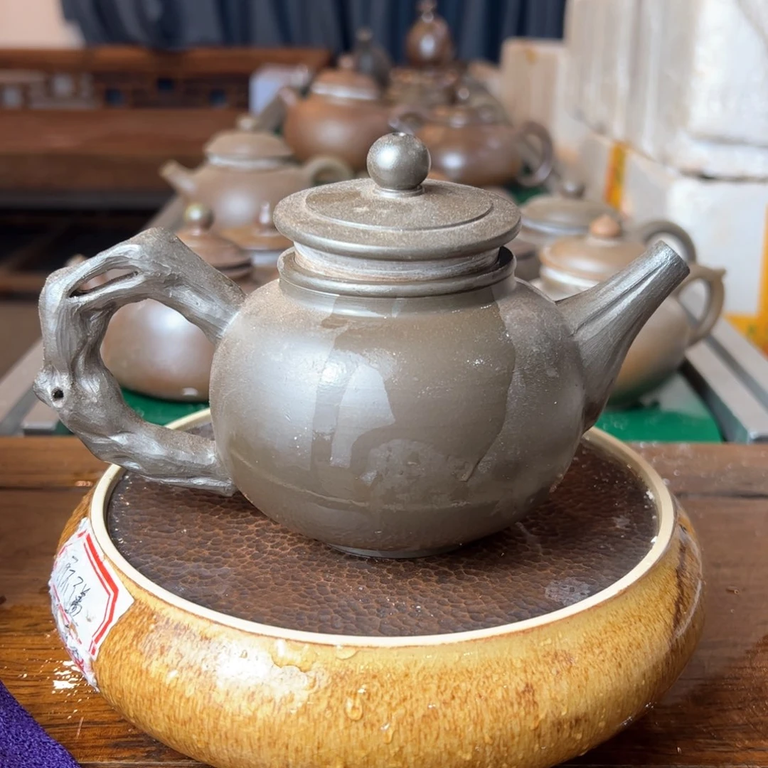 贵台龙窑柴烧茶壶161