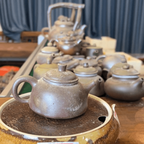 贵台龙窑柴烧茶壶134