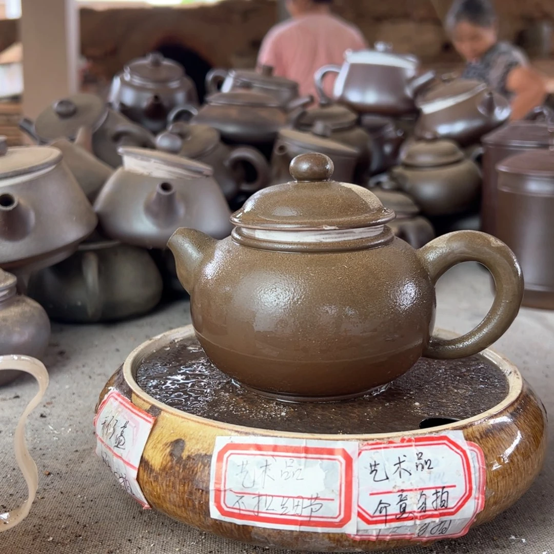 贵台龙窑柴烧茶壶A173