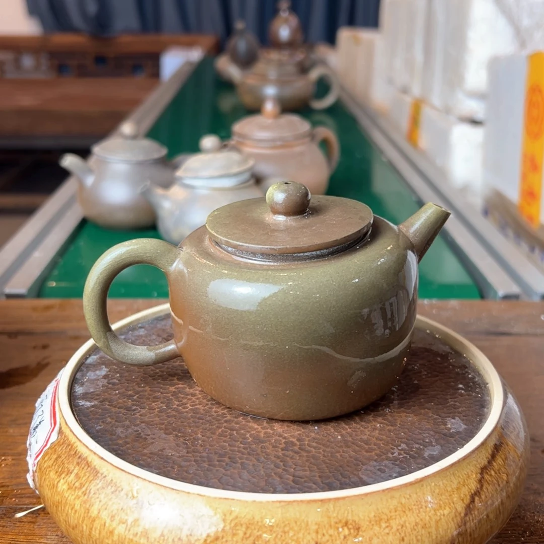 贵台龙窑柴烧茶壶70