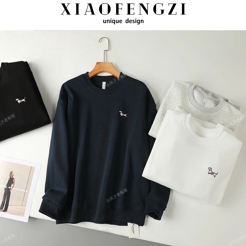 线下359！温暖奥利绒！重工刺绣加绒加厚男女同款【小狗】XFZ