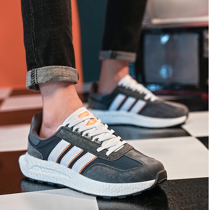 新款运动舒适百搭潮流时尚潮流情侣运动鞋跑鞋复古休闲跑步鞋