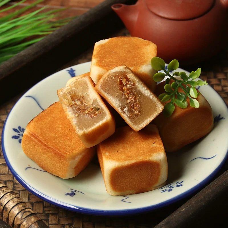 潮州饶平宝斗饼传统糕点闽南厦门仙豆糕保质期平方糕手工茶点260g