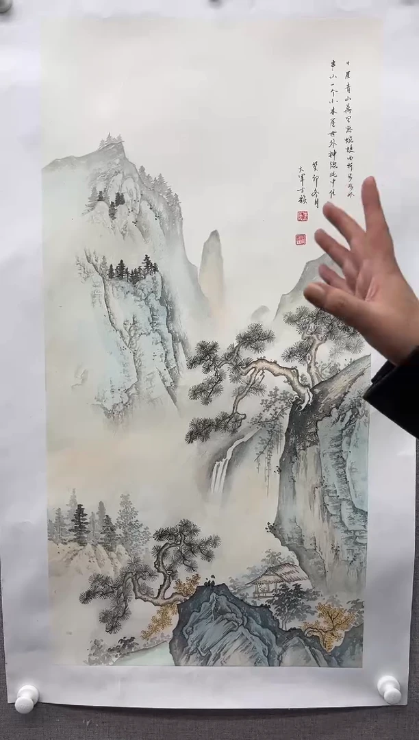 【闪购商品】绘画李建军-三尺-十里青山-默认托底