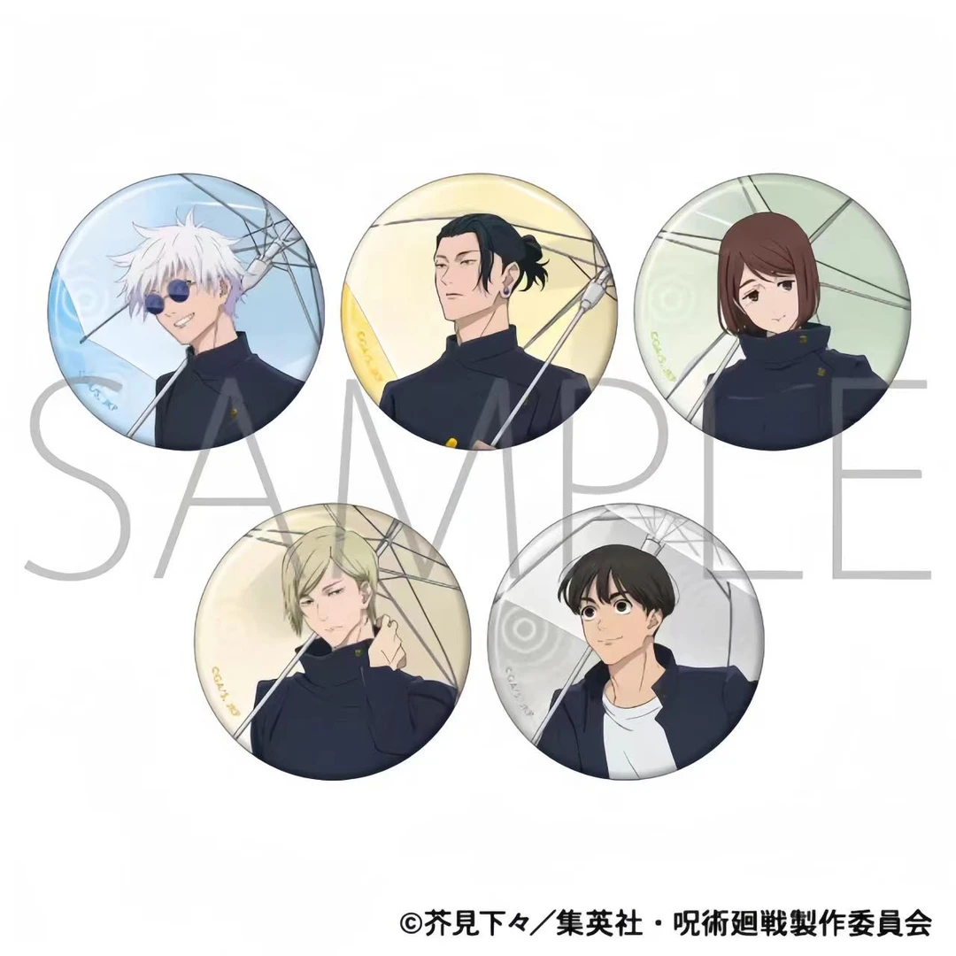 【咒术雨之日吧唧】全5种 咒术回战 潮玩盲盒(拆盒代拆)