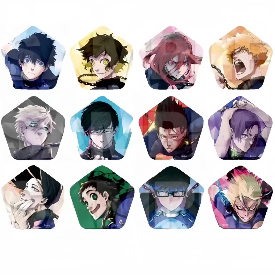【蓝锁原画多边形吧唧】全12种 蓝色监狱 潮玩盲盒(拆盒代拆)