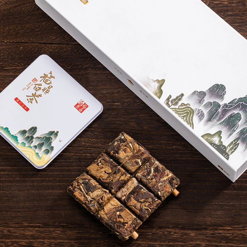 【山专家】正宗福鼎白茶2018年春季高山老寿眉方片茶叶精美礼盒礼袋