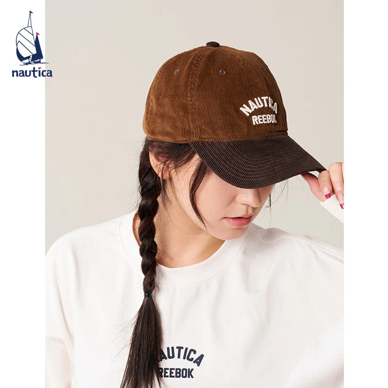 【联名限量】nautica联名日系休闲灯芯绒棒球帽RBHW4410