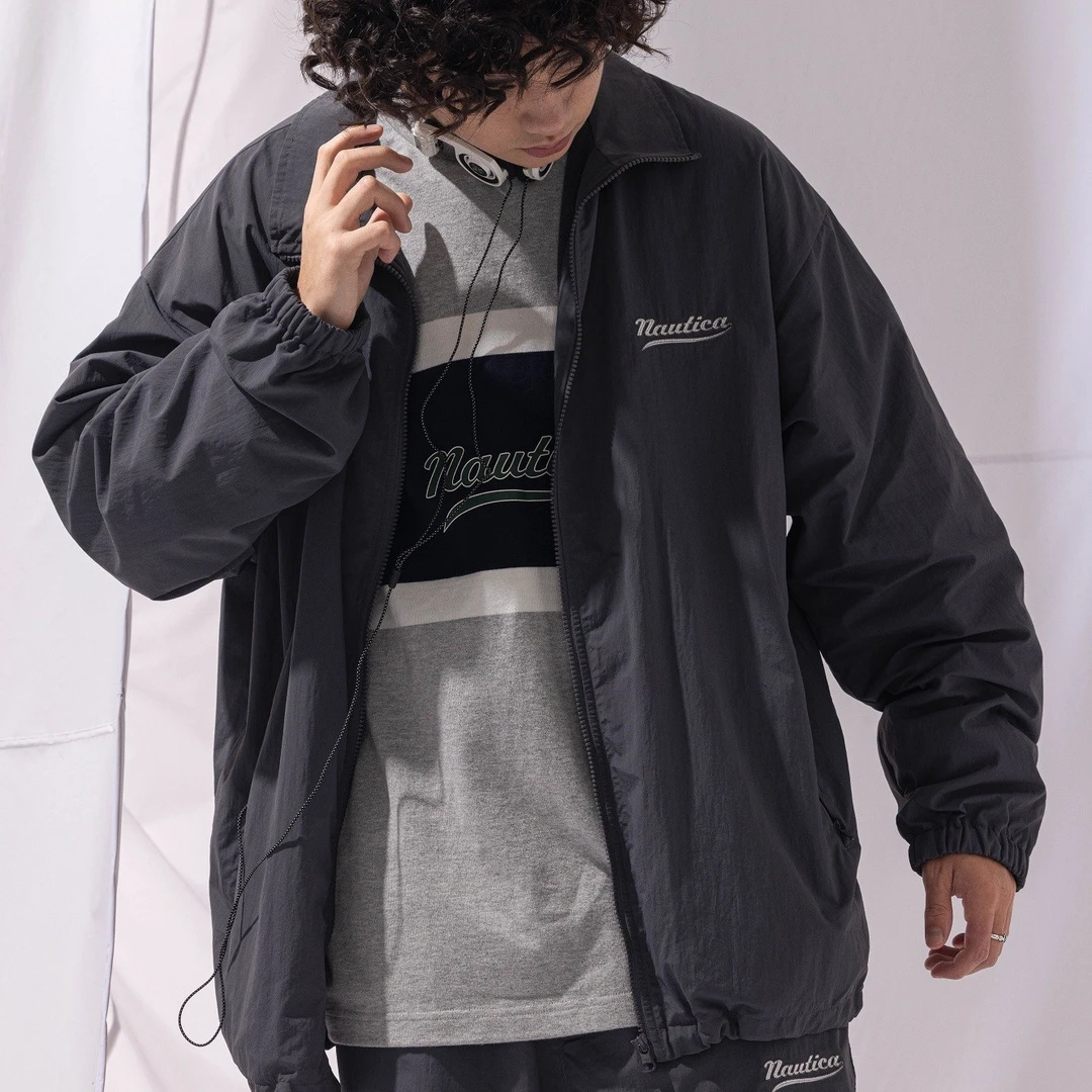 nautica日系街头cityboy轻便运动少年感夹克外套JPJW2324雅丹风