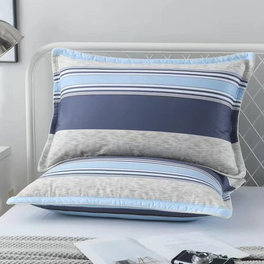 纯棉夹棉加厚枕头套一对48*74cm加大号成人全棉枕套单人枕套