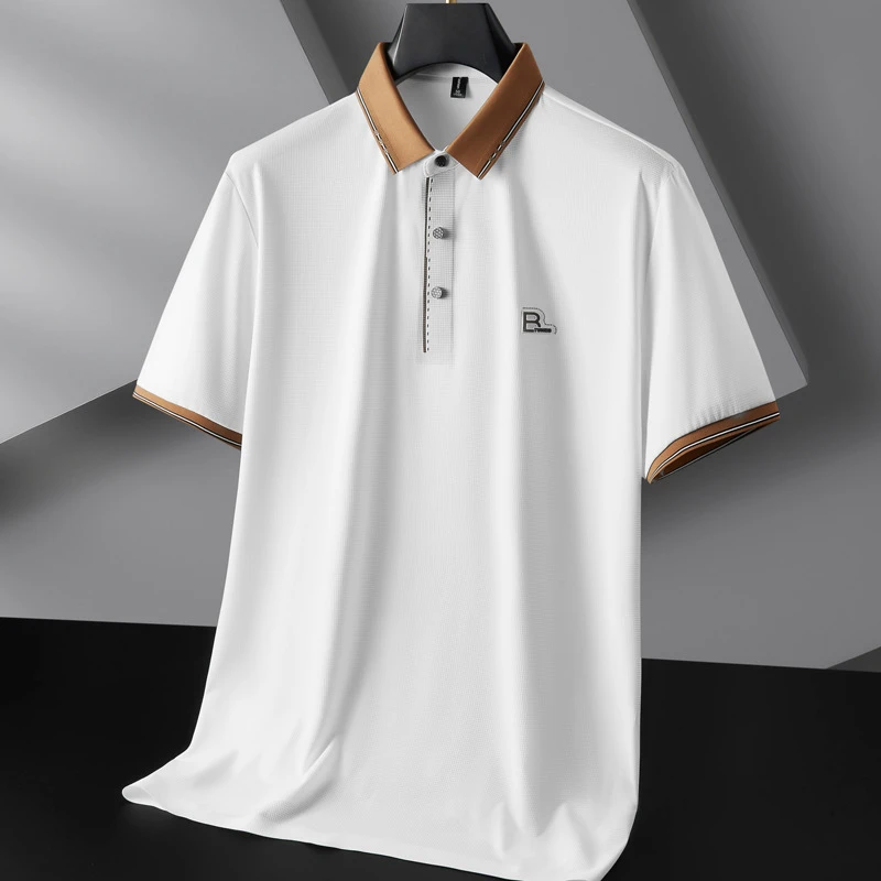 2024款大码polo衫男装春夏季男士短袖翻领T恤胖子肥佬加肥半袖男