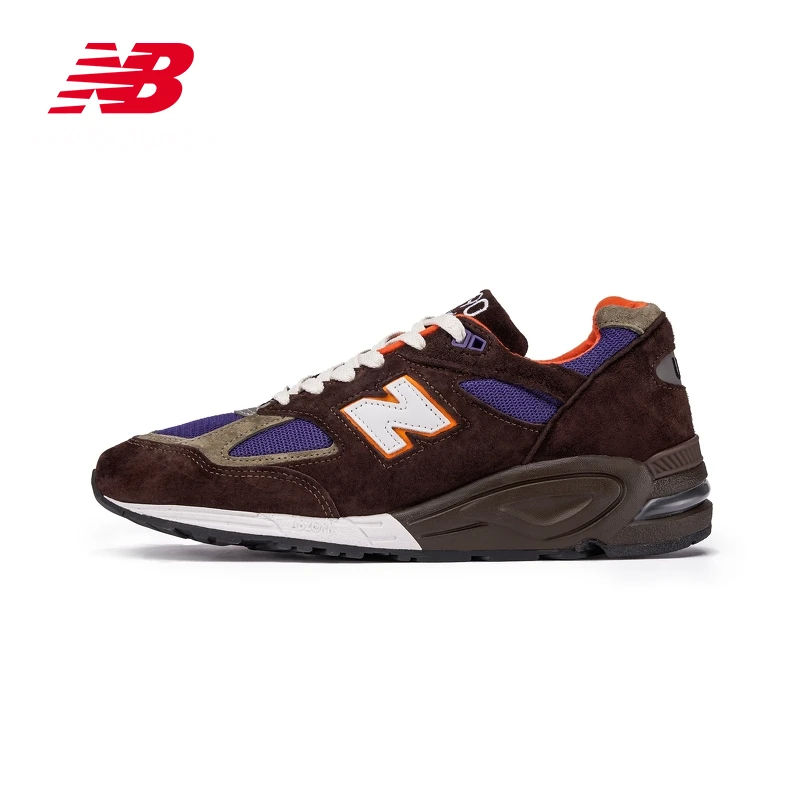 New Balance NB官方990v2休闲百搭男女同款复古运动跑步鞋M990BR2