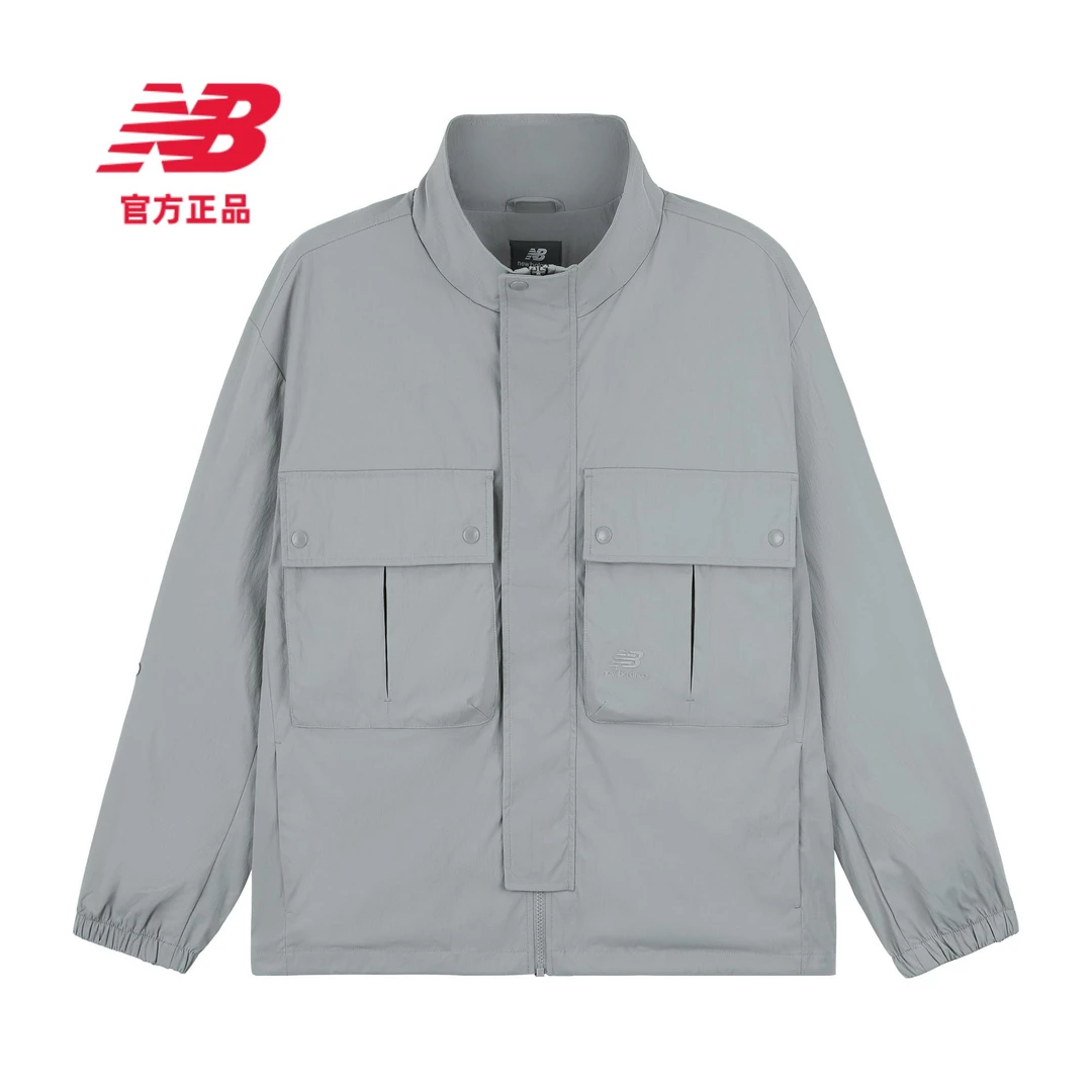 New Balance NB官方男款运动百搭简约梭织外套 5AD37111