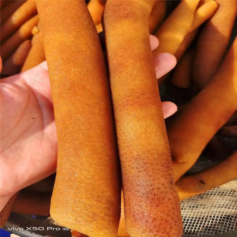 【腊猪皮5斤】农村柴火烟熏腊猪皮干货猪皮